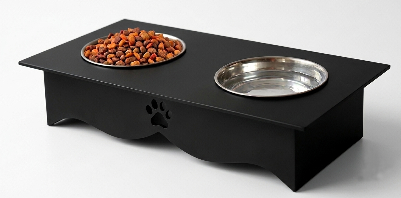 Best Selling Wooden Cat Food Stand