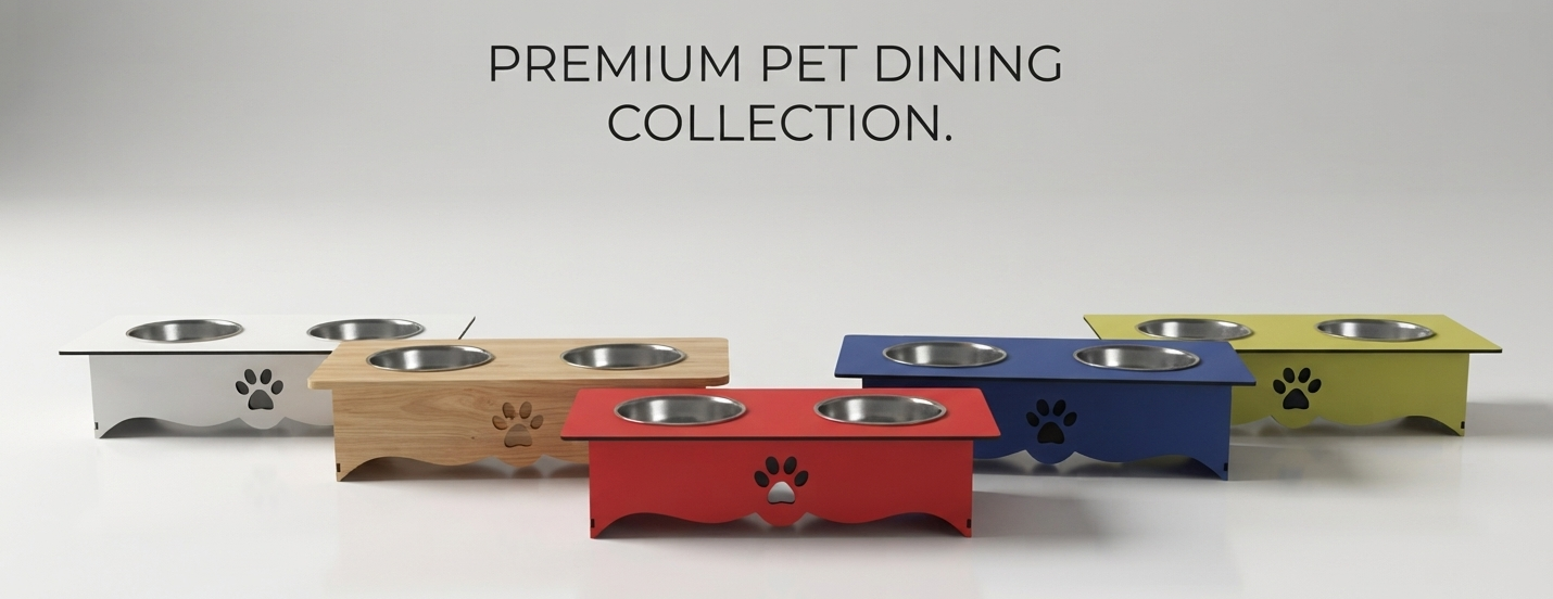Best Selling Wooden Cat Food Stand