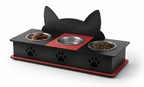 3 Bowl Cat Feeder Bowl Stand in Pakistan