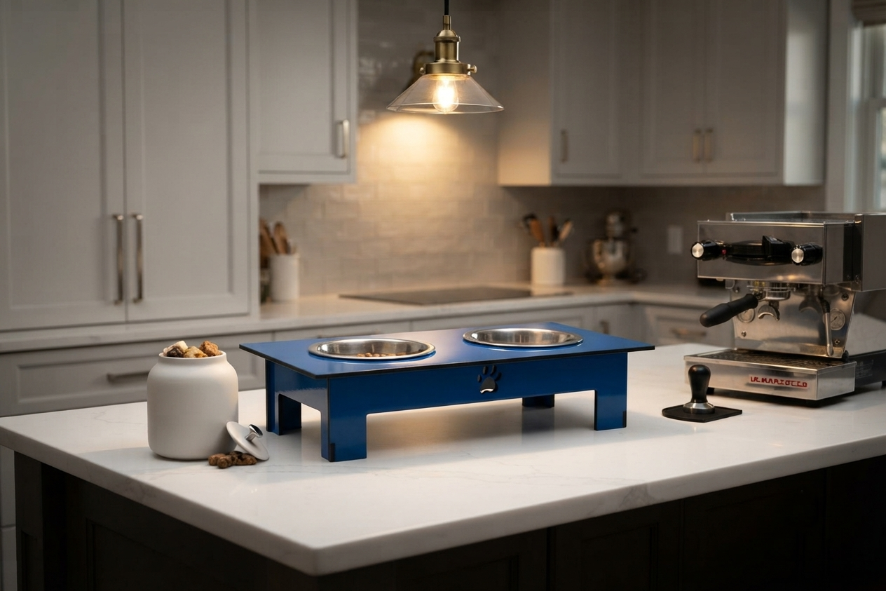 Modern & Classic Mix Style Pet Food Stands