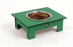 Persian Cat Single Cat Bowl Stand Available in 13 Colors