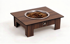 Persian Cat Single Cat Bowl Stand Available in 13 Colors