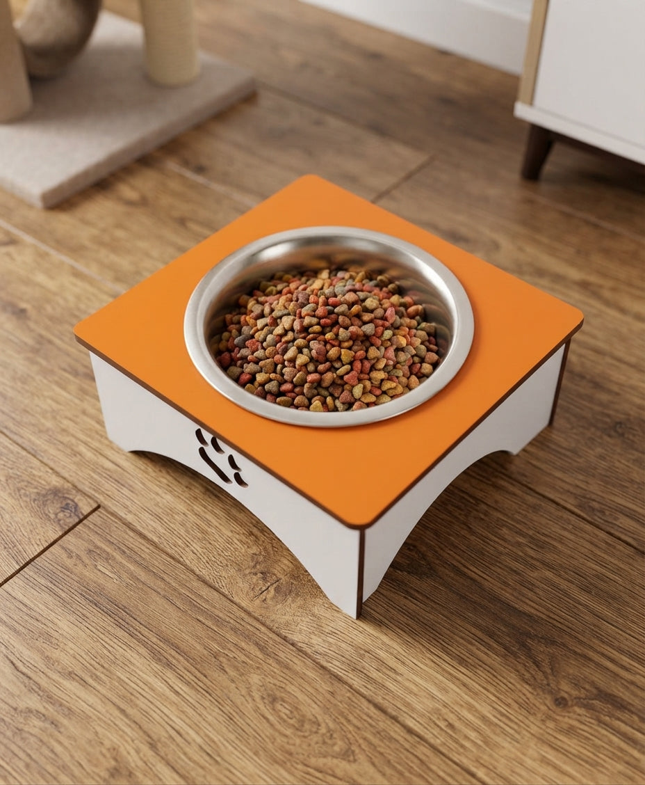 Steel Bowl Pet Feeder in 13 Vibrant Colors